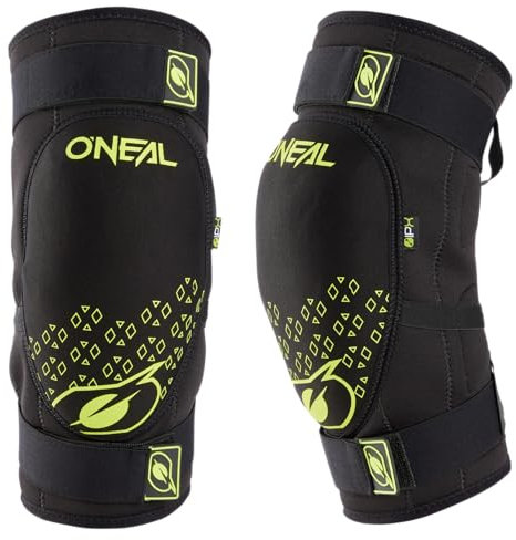 O'NEAL Oneal Dirt V.23 Protections pour genoux (Black/Yellow,XS)