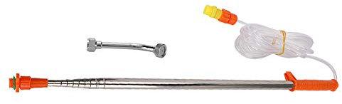 Teleskop-Sprühstab, PRAKTISCH Teleskop-Sprühgerät-Zubehör ZEITSPAREND für Landwirte oder Gartenliebhaber zur Obstbaumsterilisation Sprühen von Insektiziden