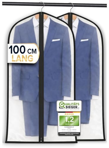 FiRiO® 2x sacchi porta abiti - Sacchi trasparenti PEVA - Custodie protetive