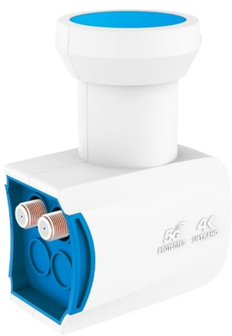 Ujjdwiurgh Universal 4K UHD satellit lågt brus Ku band LNB 950-2150MHz LNBF för DVB-S2X för DVB-S2 digitala satellit TV-mottagare
