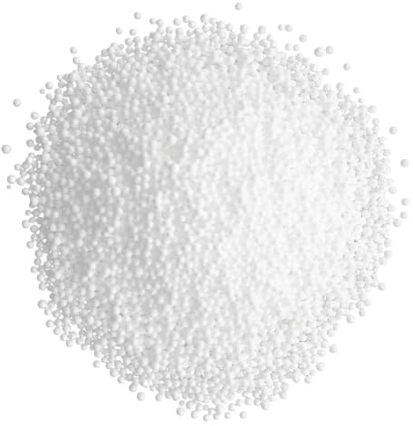 YARNOW Skumfyllning för säcksäck, stolsfyllning Rund stoppning Bekväm och mjuk - 3-5 mm refillpellets för boxningssäck, kuddar, soffkuddar, sittpuff, hundbädd, vit