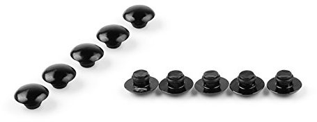 Mad Hornets Hex Socket Bolt Screw Nut Head Cover Cap M8 8MM Universal, Black
