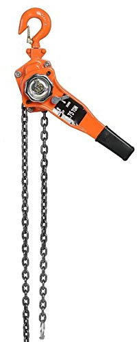 750kg Kettenzug Hebelzüge Flaschenzug Lift Verzinkte Kette Ratschenzug mit Heavy Duty Haken Stahl zum Heben Ziehen BAU von Gebäuden Garagen Lagerautomotive Machinery, 3 m
