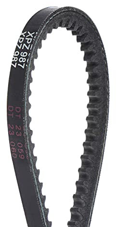 sourcing map XPZ987 Trapezoidales Correas Transmisión Correa 987mm Paso Longitud Goma para Potencia Transmisión