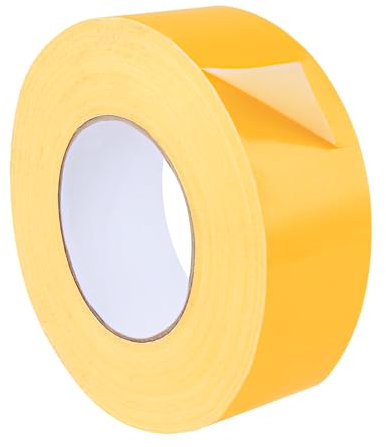 Connextion Gewebeband(Knallgelb), Universal Reparatur Klebeband, 50 mm x 50 m, Fluoreszierendes Gewebeklebeband, Fluoreszierendes Gewebe Tape zum Reparieren, Befestigen, Markieren, Abdichten