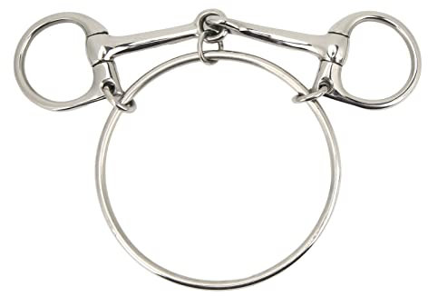 Edelstahl-Trensengebiss, 125 Mm Pferdemaulgebiss, 5-Zoll-Pferdegebisse, Allzweck-Trensengebiss für Pferde, Trensengebiss, Pferdegebiss-Schnalle für Pferdefarm-Training Im Freien