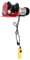 WindWilder Elektrische Seilwinde Motorwinde Hub Seilhebezug Seilzug Winde Kran 1000KG, 68-120cm Einstellbare Breite, 370W Mini-Elektrohebezeug mit 1.2m Fernsteuerungskabel für Fabriken Lagerhäuser