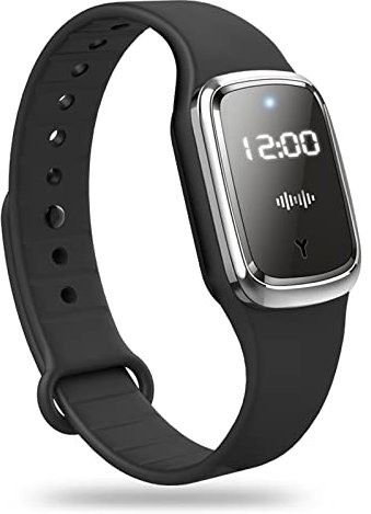 Ultrasonido Pulsera antimosquitos Repelentes de Mosquitos Anti Mosquitos Reloj Ultrasónico Bandas protección contra Interiores Exteriores Impermeable Carga USB (Negro)