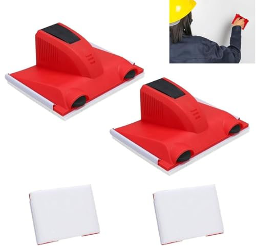 Lot de 2 coupe-bordures pour la peinture, les bordures de peinture, les bords plats en latex avec pinceau, bordure de peintre, pour obtenir des bords lisses sur les murs, les plafonds et les coins