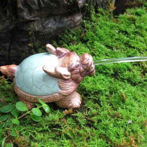 Escupedor de Fuente de jardín, escupedores de estanques para estanques pequeños, decoración de Estanque de jardín, Accesorios para Fuentes al Aire Libre
