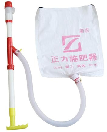 Fonowx Épandeur de Fumier, Outil D'engrais, Efficace, Grande Capacité, Type Sac à Dos, épandage de Fumier, Distributeur de Fumier, Tube Simple en PVC
