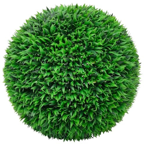 Generico Sfere di Bosso Artificiale 2 pz 55 cm,Verde,3.7kg,315476
