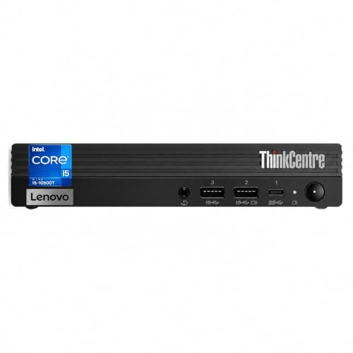 Lenovo ThinkCentre M70q i5-10500T Tiny PC Mini 2026 Desktop 8GB 256GB SSD | 1L Space-saving, DP + HDMI, WiFi, Bluetooth, Wireless Antenna, Keyboard & Mouse, Windows 11 Business Computer