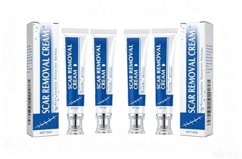 Crème anti-cicatrices, aide à réduire l'apparence des anciennes et nouvelles, Stretch Marks, Keloids, Wounds traitement des pour le visage et le corps, réparatrice pour cicatrices, césarienne, chirur