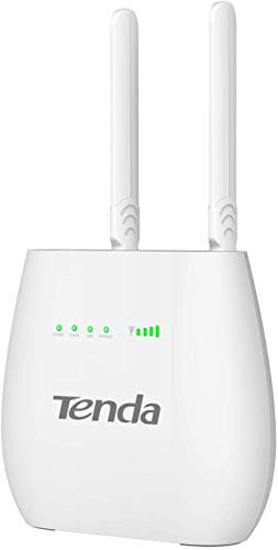 Tenda 4G680 - Router Inalámbrico N300 WiFi, Speed up to 300 Mbps, Compatible con FDD LTE, TDD LTE, WCDMA, gsm, LAN y WLAN con Ranura para Tarjeta SIM
