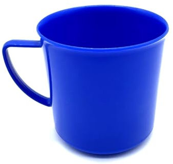Tasse pour enfant - Tasse pour bébé - 180 ml - Vaisselle en plastique - Bleu