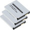 MeXXstar 3 X Akku für AVM Fritz!Fon MT-F / M2 / C4 / C5 / 312BAT006 (Li-Ion - 750mAh/2,78Wh) (3X)