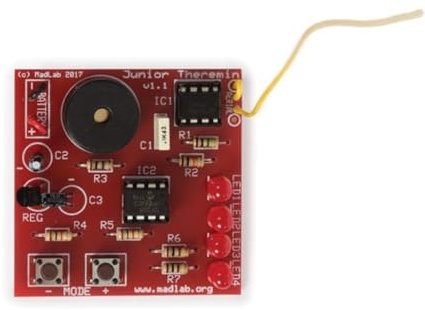 Whadda Kit de soudage, DIY, kit électronique Madlab, Junior Theremin, faire de la musique avec des mouvements de main, éducatif et amusant