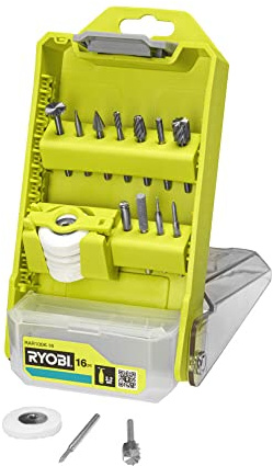Ryobi RAR100K-16 16PC Carving and Engraving Kit (16 Piece)