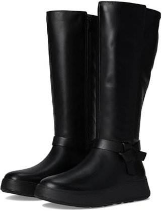 Fitflop F-MODE FOLDED-KNOT FLATFORM TALL STRETCH BOOTS