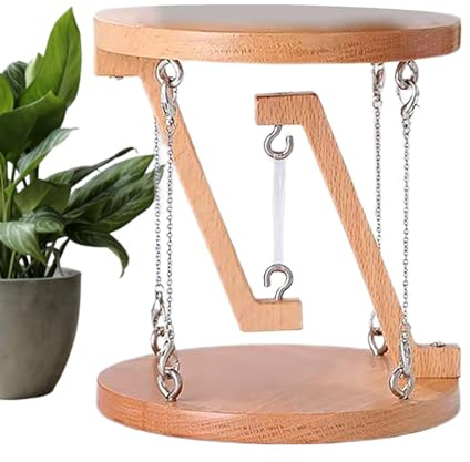 Tabella della Tensegrità, Ornamento da tavolo antigravità con struttura tensegrale, Giocattoli educativi Regalo di fisica Modello di tensegrità per decorazioni per la casa Esperimento scientifico