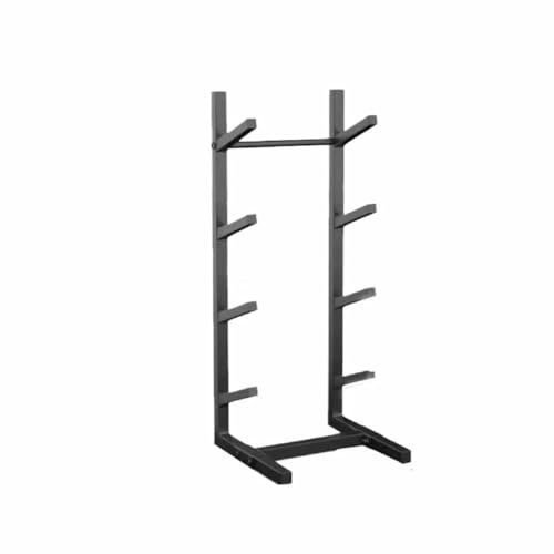 Bodenstehendes Snowboard-Gestell, Organisationshalter für das Heim-Fitnessstudio, Mustertafel-Präsentationsgestell für Skier/Skateboards/Scooter, Präsentationsständer für Garage/Geschäft (Schwarz, 2