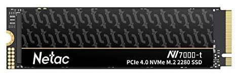 Netac NV7000-t 4TB NVMe 1.4 Internal Solid State Hard Drive M.2 SSD PCIe 4.0 High Speeds Up to 7300MB/S for PC, Laptops,Computer