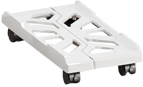 Generico Adjustable Mobile CPU Stand - Heavy Duty Computer Tower Stand for Adjustable Rotation Floor | Ventilated PC Case, CPU Holder with Lockable Wheels, Under the