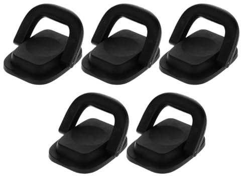 COLLBATH 5 Pezzi Pomelli Manopole per Coperchi Pentole in Plastica Antiscottatura Pieghevoli Accessori Cucina per Uso Domestico