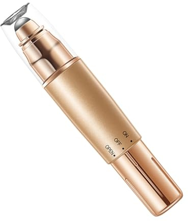 TOYZFRIENDY Dispositivo per Massaggio Oculare Anti-rughe Elettrico in Abs Leggero Colore Oro Batteria Aa 1.5v 1.2w per Cura e Bellezza degli Occhi