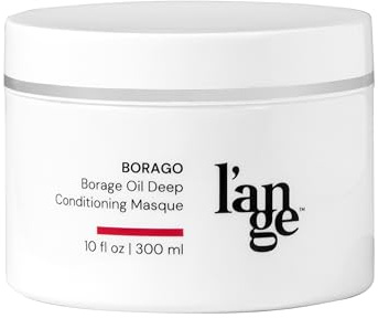 L'ANGE HAIR Borago Deep Conditioning Hair Mask for Damaged Hair | Moisturizing Deep Conditioner Mask | Borage Oil & Keratin Hair Treatment | Soft, Shiny & Frizz-Free | Sulfate & Paraben Free | 10 oz