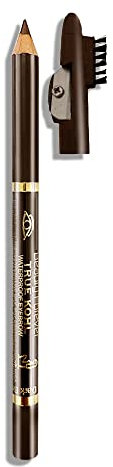 Beauty Forever True Kohl Waterproof Eyebrow Pencil with Sharpener, Definer, Matte Finish, Long Lasting, Waterproof, Suitable For All Eyebrow Shapes, Natural Looks 402 Dark Brown