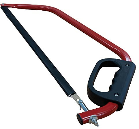 Amig - Scie d'Élagage à Arc | Lame de Scie Droite en Acier | Lame de 610 mm | La Poignée Ergonomique et Sécurisée | Denture Universelle pour Bois Sec | pour Couper et Scier le Bois et les Troncs.