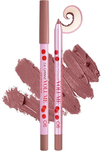 VIVIENNE SABO Le Grand Volume Gel Lipliner 06 Natur Rosa – Langanhaltender Konturenstift Wasserfest Wischfest Cremige Textur Hochpigmentiert Anspitzbar Premium Make-up Kosmetik Tierversuchsfrei