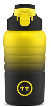 Cool Bottles Sport Thermosflasche aus Edelstahl 500 ml mit 2 Verschlüssen (Fitness & Cycling) - Trinkflasche für Fitness und Training - Hält Getränke 36h kalt / 18h heiß - Tokyo