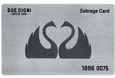 Due Cigni - Sabrage Card per Champagne/Spumante
