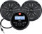 Wasserdicht Bluetooth Marine Stereo Lautsprecher 2 x 6.5 -Empfänger am DAB+ Radio für Streaming Musik auf Booten Golf Carts ATV UTV und Spa (DAB+)