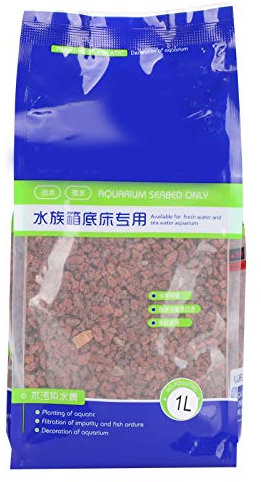 Zerodis 1L Acuario Grava Río Roca, Acuario Paisajismo Grava Arena volcánica Tanques de Peces Decoración Piedra Guijarros Colorfast Grava Decorativa
