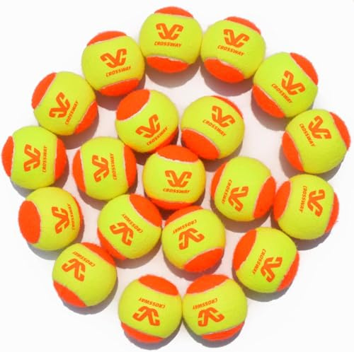 MAIBOLE Palline da Tennis per Principianti - Bassa Compressione Adatte per l'allenamento Giovanile e il Gioco Confezione da 20 Sacchetti con Palla