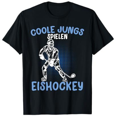 Coole Jungs spielen Eishockey Hockey junge Eishockeyspieler T-Shirt