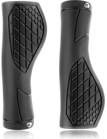 Ergonomische Lenkergriffe aus Rutschfestem Gummi - Fahrrad Lock-On Design für 22mm Mountainbike, Rennrad - Schnelle Montage