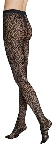 Hudson Damen Strumpfhosen Animal Black 44-46