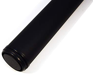 4 x Tischfuß | Höhe 710-740 mm höhenverstellbar | Ø60 mm Schwarz Tischbeine Möbelfuß Verstellfuß | Möbel Fuß Füße Schreibtischbeine |