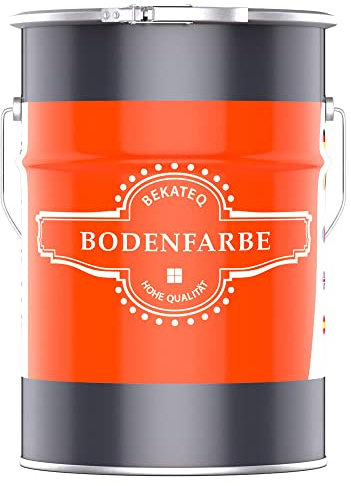 BEKATEQ Golvfärg BE-700 betongfärg inomhus och utomhus – vit – 10 l