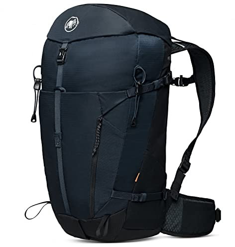 Mammut Lithium 30 Women | Outdoor Rucksack für Damen, Wanderrucksack mit Regenschutz, Kletterrucksack mit Hüftgurt und Rückenbelüftung, Sportlich, Wasserabweisend | Marine-Black, 30l
