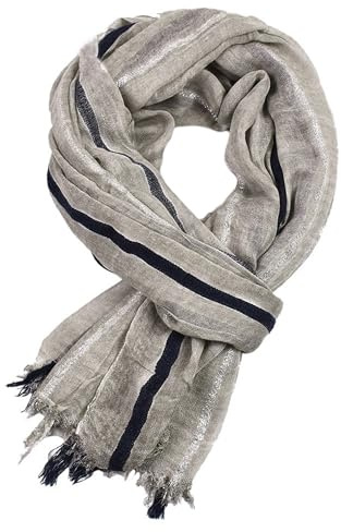 MEISHINE 190 x 90 cm autunno inverno uomo cotone misto sciarpa moda stampa sciarpa uomo sciarpa sciarpa basic scarf, cachi, 190*90cm/