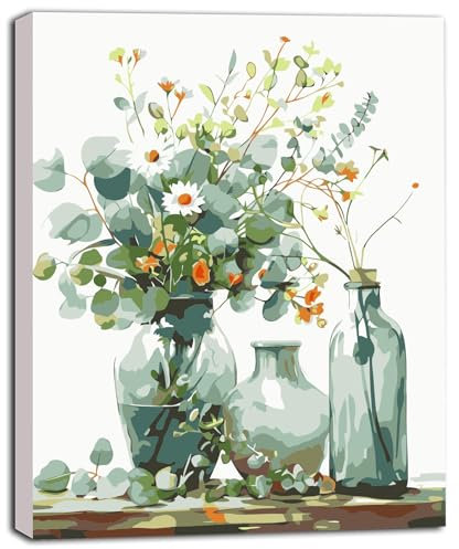 YAOYIN Peinture Numéros Adulte, DIY Kit de Peinture par Numéros Pour Adulte Enfant, Avec Pinceaux et Peinture Acrylique, Kit Loisirs Créatifs Adultes Paint by Numbers (40 * 50cm Sans Cadre)