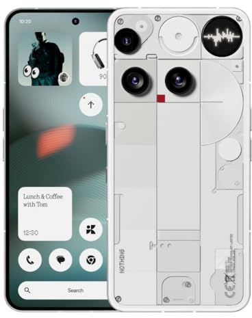 Nothing Phone (3) – Handy mit 50 MP Triple-Kamera, 24h Silizium-Kohlenstoff Akku, 6,67 120Hz AMOLED Display, Glyph Matrix, 16GB + 512GB – Weiß