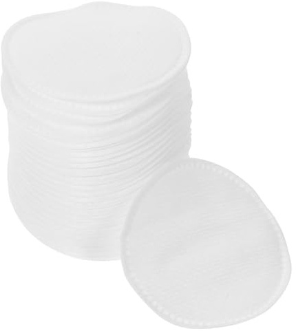 HEALEEP 60 Pezzi Pad di Cotone Rotondi la Pulizia del Viso la Rimozione del Trucco in Cotone Morbido Assorbente Usa e Getta per Uso Domestico