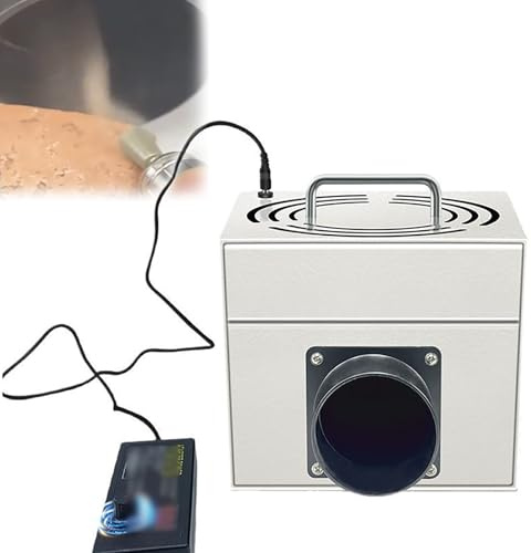 Liten vakuumbox 120 W, laboratorium dammuppsamlare, 5 000 varv/min hastighet, steglös hastighetsreglering, justerbar sugning, 3,5 ml kapacitet, lågt ljud för Jade-polering